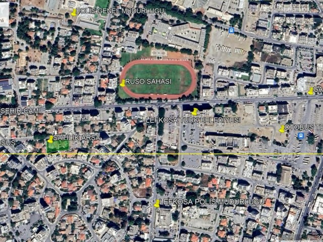 IN NICOSIA YENIŞEHIR, TURKISH TITLED, IN THE CENTRAL BUSINESS DISTRICT, 12 FLOOR PERMIT LAND WITH 220% ZONING! 
