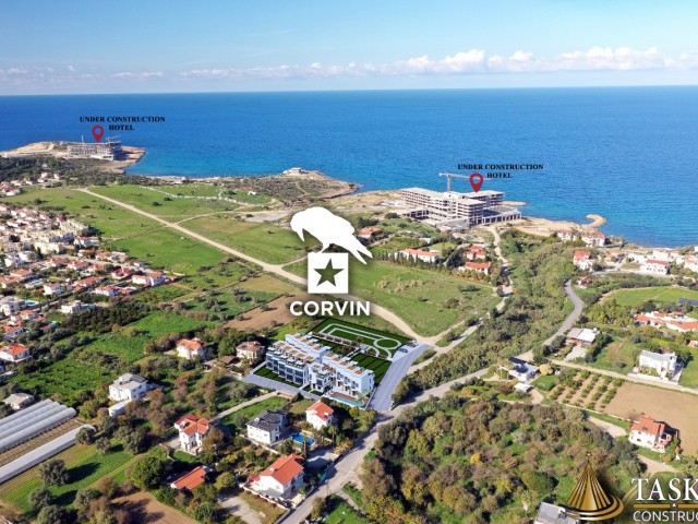 In Catalkoy Kyrenia with Uninterrupted Magnificent Sea View, Walking Distance to the Sea!