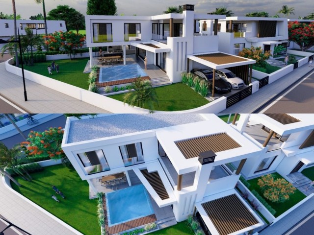3+1 DUBLEX VILLA WITH POOL IN YENIBOGAZI, DELIVERED IN THE PROJECT PHASE, 35% CONTRACTED IN DECEMBER 2023, 35% TURN-KEY DELIVERY 30% REMAINING DURING 12 MONTHS ** 
