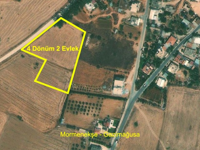 4 Acres of 2 Evlek Fields for Sale in a Magnificent Location in Mormenekshe from OZKARAMAN (SOLE AUT