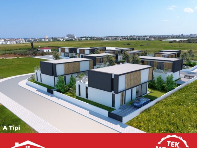ÖZKARAMAN'dan Yeniboğaziçi bölgesinde 230m² lüks 3+1 müstakil villalar