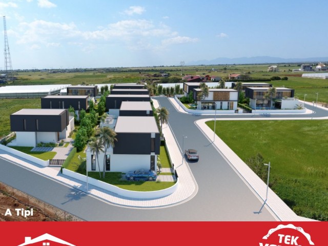 283m² luxury 3+1 detached villas in Yeniboğaziçi region from ÖZKARAMAN