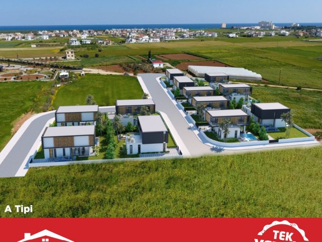 283m² luxury 3+1 detached villas in Yeniboğaziçi region from ÖZKARAMAN