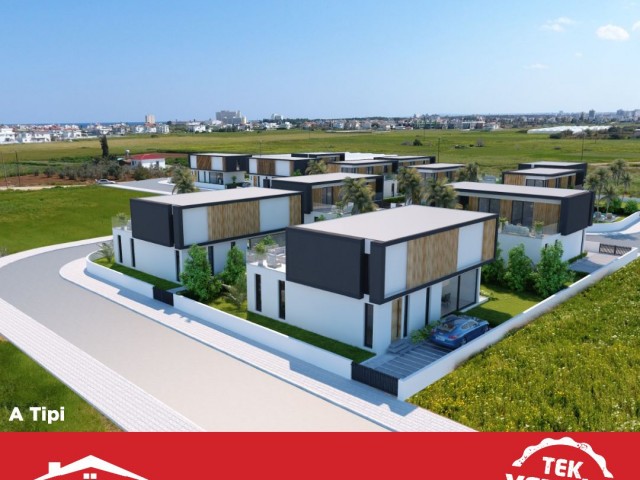 ÖZKARAMAN'dan Yeniboğaziçi bölgesinde 341m² lüks 3+1 müstakil villalar