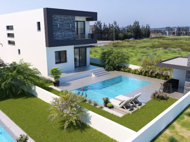 Villa mit privatem Pool von 277m2 im neuen Wohngebiet von Gehrung ** 
