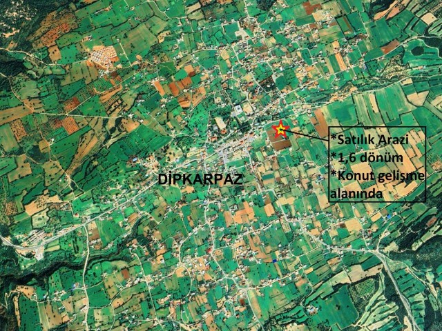 Land in Dipkarpaz: 1.6 Decares of Land ** 