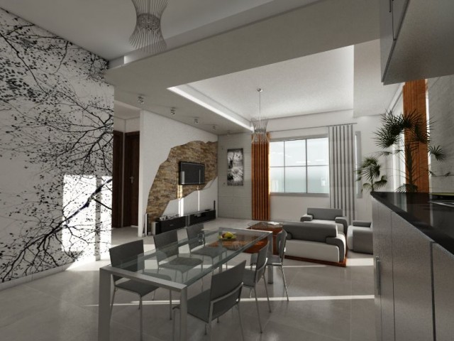 2+1 luxury apartments in the center of Nicosia ** 