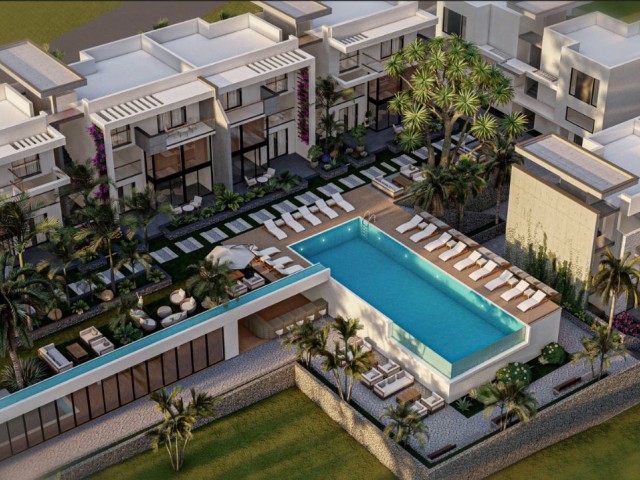 SEAFRONT 1+1 AND 2+1 APARTMENTS FOR SALE IN NORTHERN CYPRUS, ESENTEPE. STARTING PRICE FROM £ 189.000