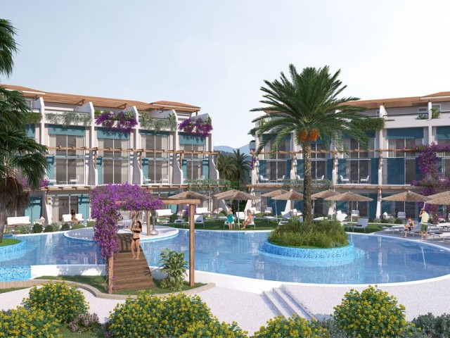Modernes 1+1 Loft-Penthouse zu einem günstigen Preis in Esentepe, Nordzypern, zu verkaufen. 