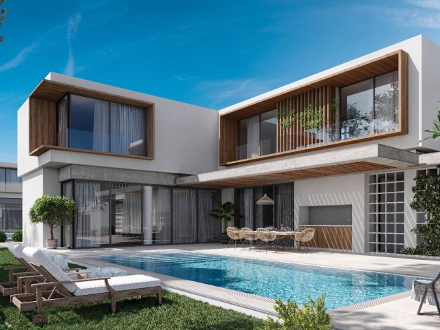 Kıbrıs Bellapais Muhteşem Konumda Ultra Lüks Satılık 4+1 Müstakil Villalar 