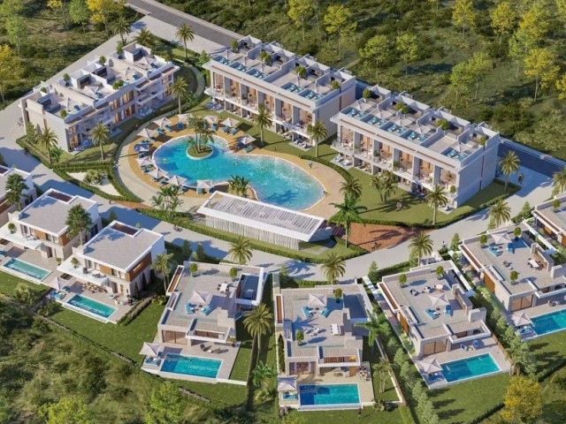 Кипр Кирения Эсентепе 2+1 квартира с великолепным видом на море для продажи с плановой оплатой ** 