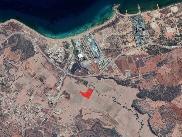 "Hohes Investitionspotential: Verkauf von Ackerland in Bafra, Nordzypern - mit Strom-, Wasser- und S