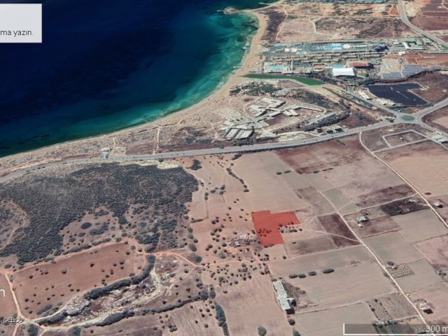 "Zum Verkauf: Prime Entwicklungsland in Bafra, Nordzypern - 8,362.50 Quadratmeter, 1km von 5-Sterne-