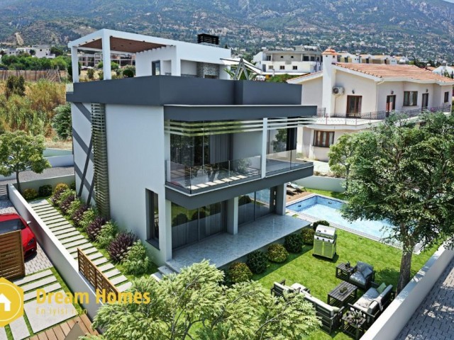 3+1 Villa zum Verkauf in Kyrenia Alsancak ** 