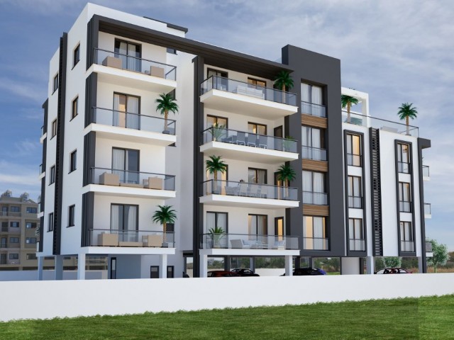 2+1 apartments for sale in Kucuk Kaymakli district 