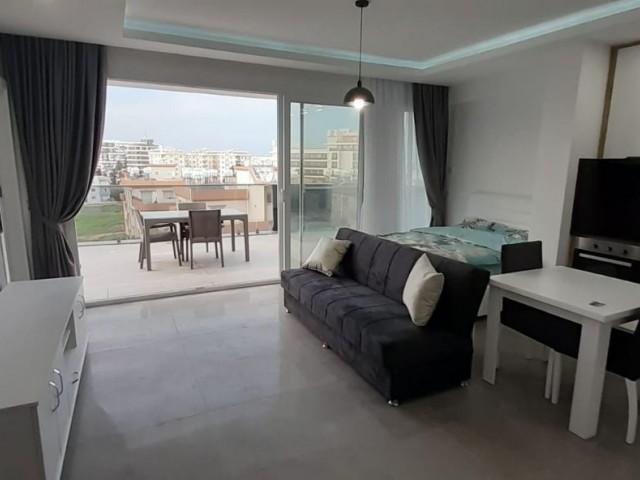 1+0 luxury flat with high rental income for sale in the center of Famagusta ** 