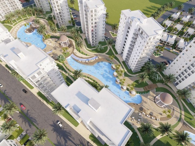 3+1 Penthouse At Caesar Blue In Iskele Bogaz, 200 Meters From The Sea, In 48 Monthly Interest-Free Installments. 6%Cashback
