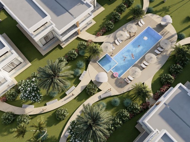 3+1 Penthouse At Caesar Blue In Iskele Bogaz, 200 Meters From The Sea, In 48 Monthly Interest-Free Installments. 6%Cashback