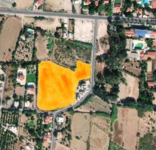 Turkish Property for Sale in Girne/Lapta, 150 m from the Sea, 12.5 Decares of Land ** 
