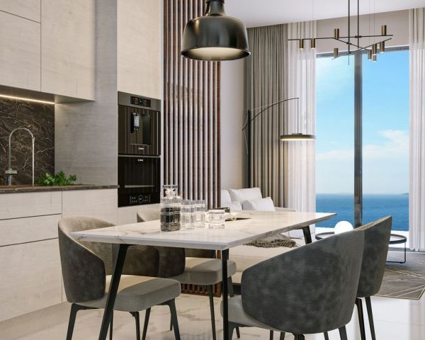 TURKISH COB APARTMENTS FOR SALE IN A LUXURY SEA-FRONT PROJECT IN LEFK