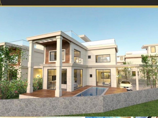 Kyrenia-Lapta, 3+1 Lux Villa zu verkaufen