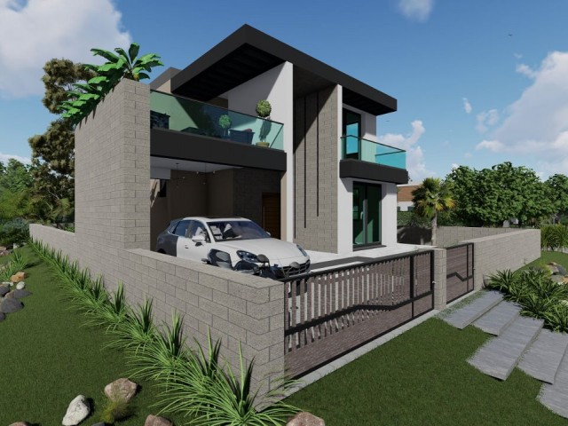 4+1 BEDROOM DETACHED HOUSES ARE LOCATED IN LAPTA, GIRNE