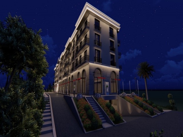 In the Center of Kyrenia, the Ground Floor is a Boutique Office & Store, and the Other Floors are our 2 to 3 Bedroom Residence Project ** 