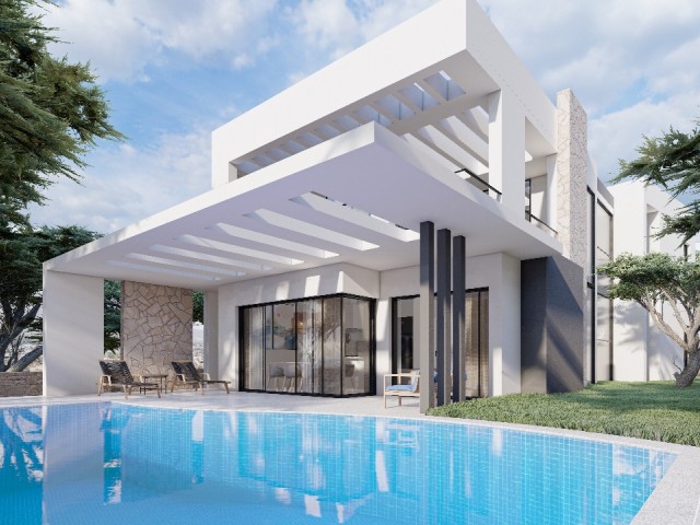 Our New Villa Project in Kyrenia Çatalköy with 2 Different Villa structures, 3 Bedrooms with Pool, L