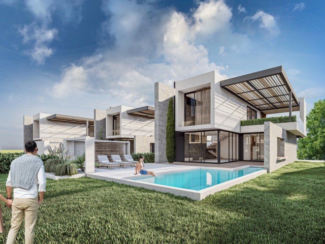 Our New Project in Kyrenia Karaoglanoglu with 3 Bedrooms, 3 Private Bathrooms, a Spacious Garden and a Pool Isolated from Noise in an Isolated Location ** 