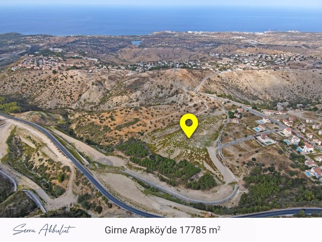 17800 sqm Land on the Main Road in Arapkoy with Commercial and Residential Construction Permit