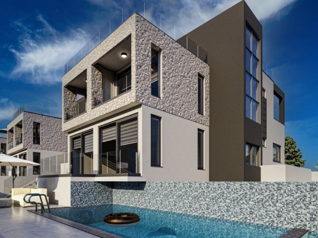 Villa for sale 4+1 with a swimming pool in Kyrenia