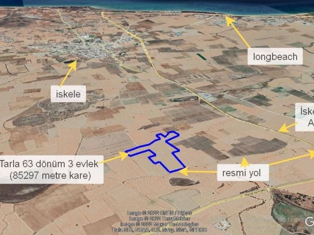 35 Hektar Land in Iskele zu verkaufen