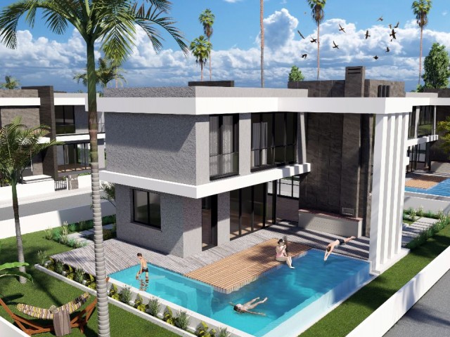 Prächtige freistehende Villa mit privatem Pool zu verkaufen in Famagusta Tuzla