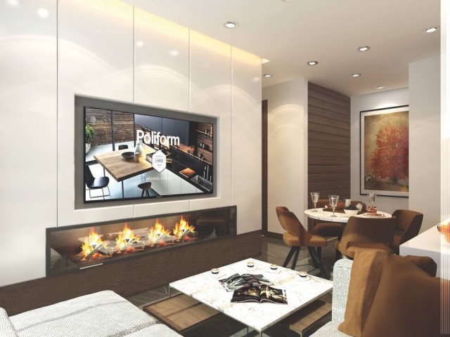 Luxuriöse 3+1-Penthouse-Wohnung mit Meerblick in Grand Sapphire Iskeleh