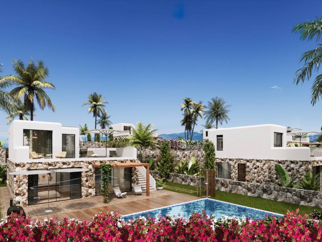 Luxury sea front 4 bedroom detached  duplex villa with private pool
