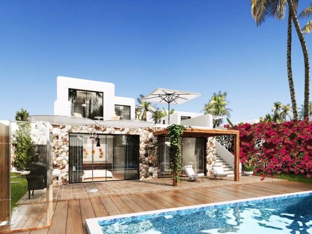 Luxury sea front 4 bedroom detached  duplex villa with private pool
