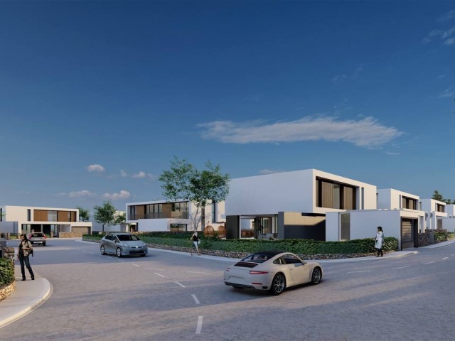 Luxury sea front 5 bedroom duplex detached northernland villas in kyrenia 