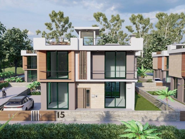 Luxury duplex detached 3+1 villa in kyrenia 