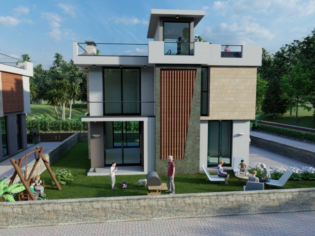 Luxury duplex detached 3+1 villa in kyrenia 