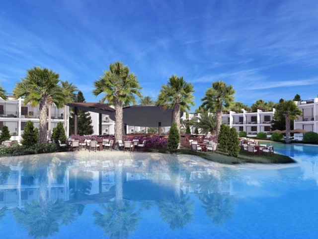 Luxuriöse 1-Zimmer-Gartenwohnung am Meer in einem 5-Sterne-Resort mit allen Einrichtungen