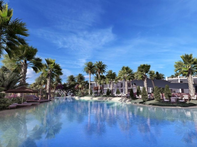 Luxuriöse 1-Zimmer-Gartenwohnung am Meer in einem 5-Sterne-Resort mit allen Einrichtungen