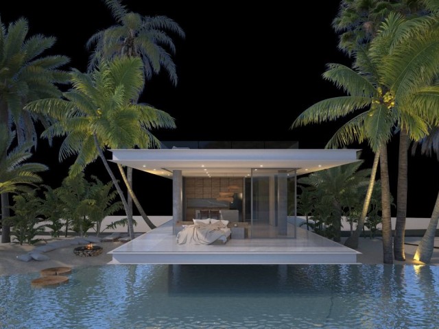 Hawaii projesinden mükemmel 3+1 havuzlu süper müstakil villa 