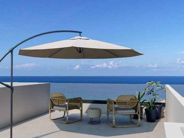Luxuriöse freistehende Maisonette-Villa am Meer mit privatem Pool