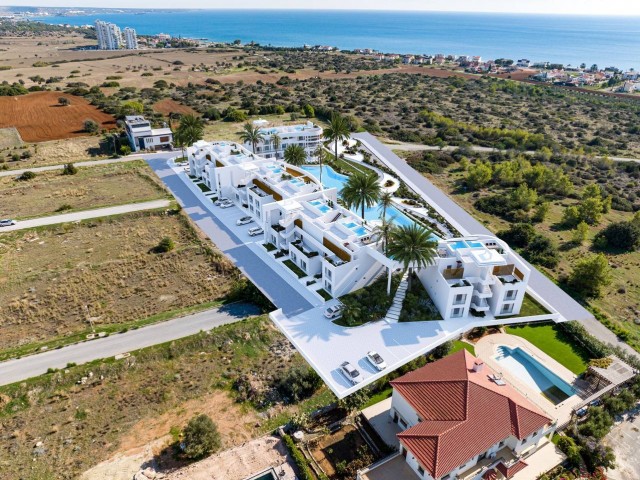 Luxuriöse Gartenwohnung mit 2 Schlafzimmern und allen Einrichtungen in Iskele Nordzypern