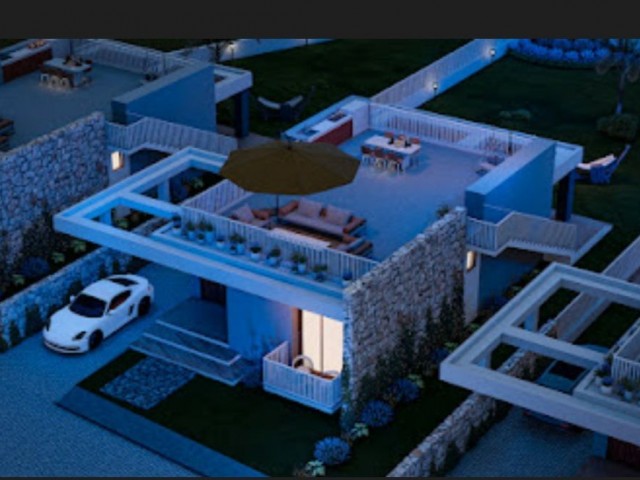 Y. Twin Villa Zum Verkauf In Der Projektphase In Erenköy ** 