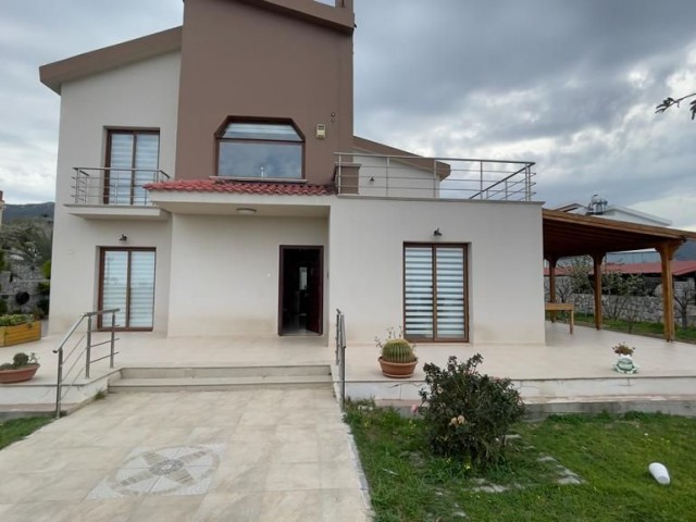 For Sale in Kyrenia Arapköy, 3 + 1 Villa with Its Own Energy Self-Sufficient