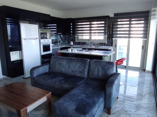 2+1 Furnished Flat For Rent In Apartment With Pool In Kyrenia Center