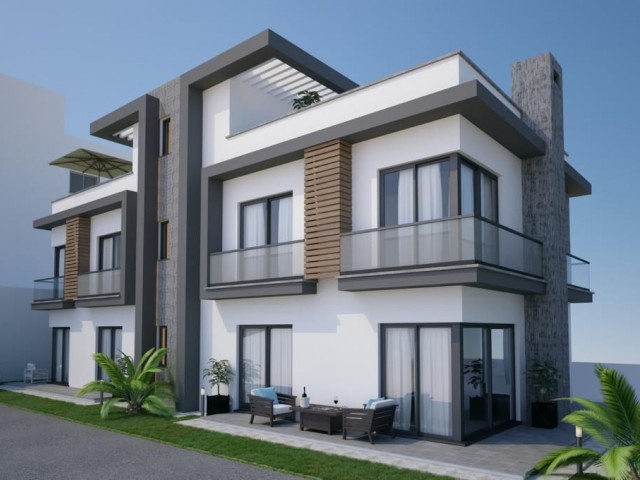 3+1 Projekt Villa mit Meer-und Bergblick zum Verkauf in Kyrenia Alsancak ** 