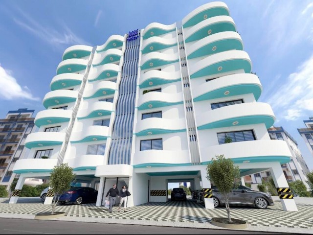 1+1 ZERO LUXURIOUS FLATS FOR SALE IN İSKELE LONG BEACH WITHIN WALKING DISTANCE TO THE SEA ** 
