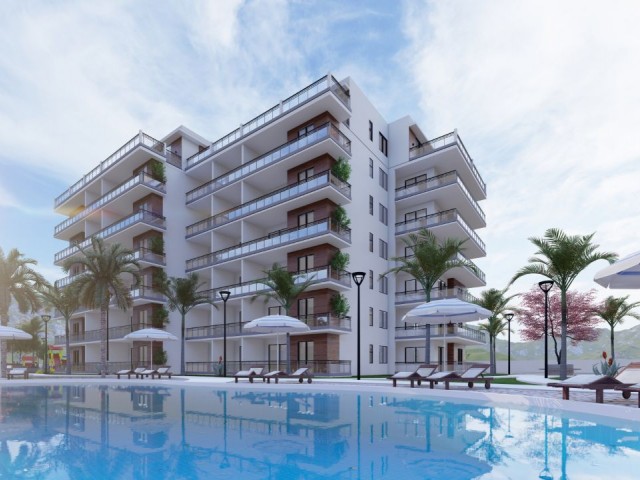 1+1 apartment for sale in iskele long beach 